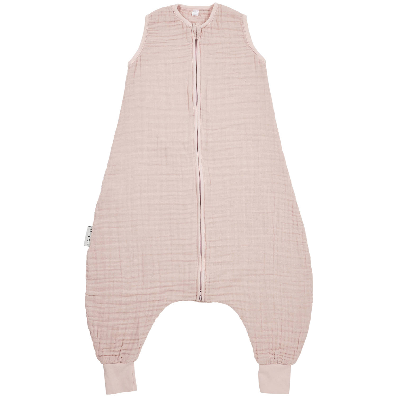 Meyco hydrofiele baby zomer slaapoverall jumper soft pink