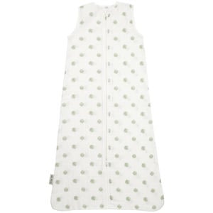hydrofiel baby zomerslaapzak Dots soft green