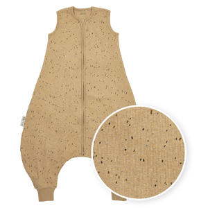 baby zomer slaapoverall jumper Rib Mini Spot toffee melange