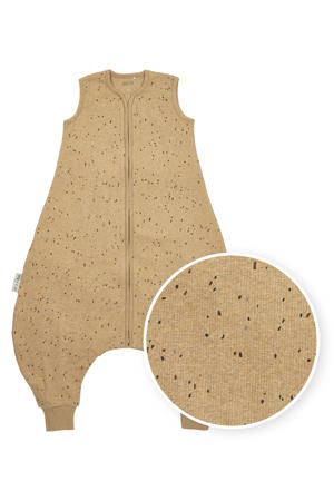 baby zomer slaapoverall jumper Rib Mini Spot toffee melange