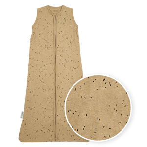 Rib Mini Spot baby slaapzak toffee melange