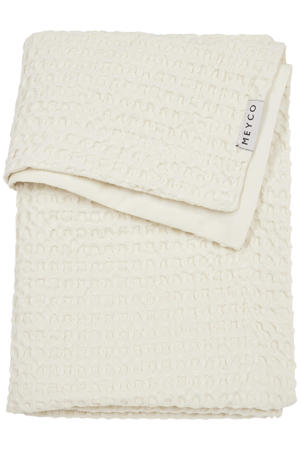 ledikantdeken Waffle Cotton nature