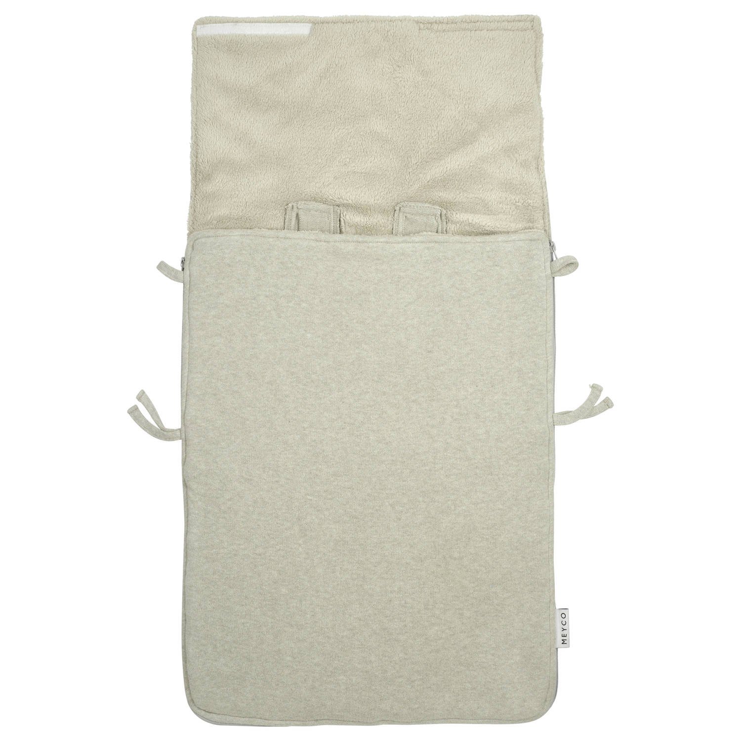 Meyco voetenzak Knit Basic sand melange