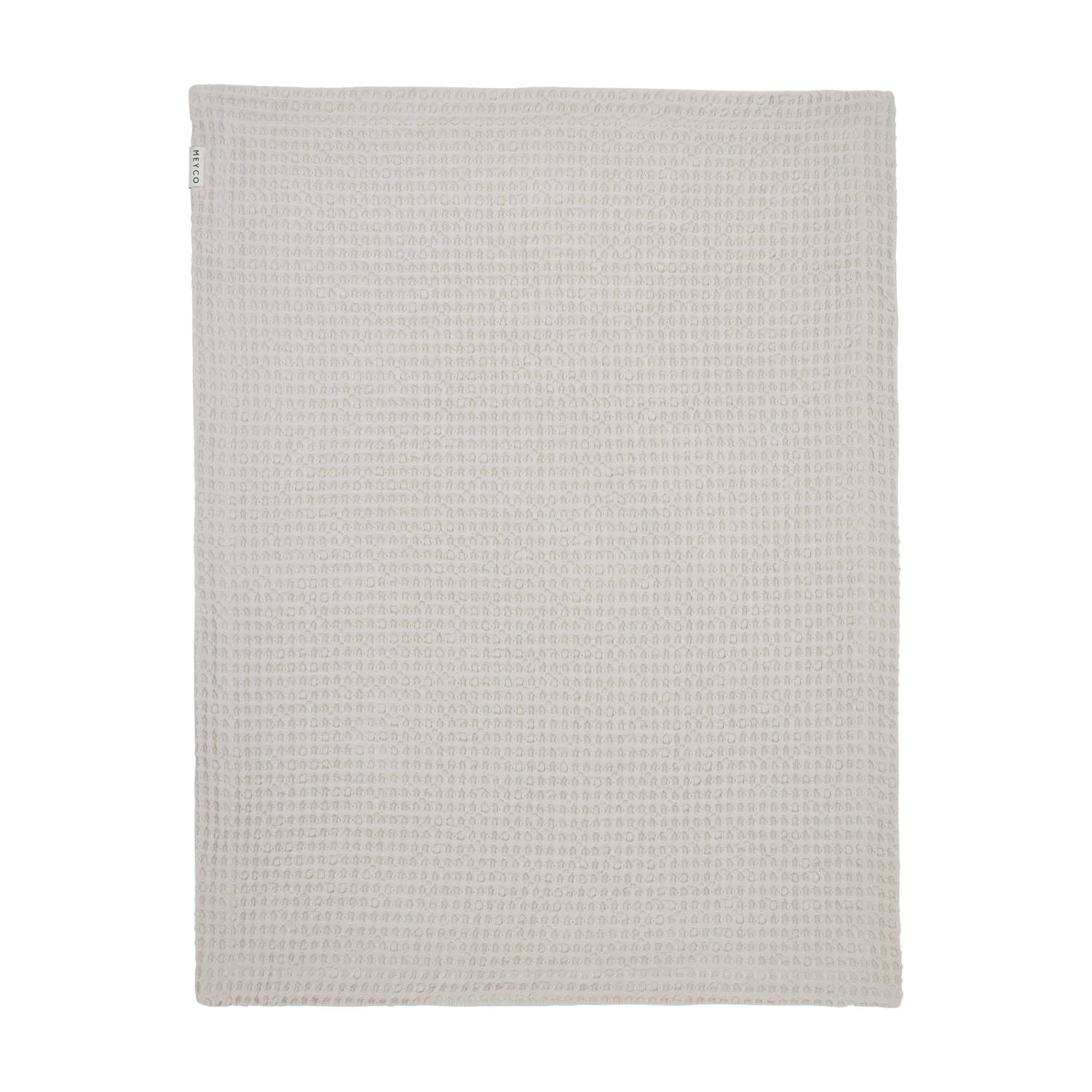 Meyco ledikantdeken Waffle Cotton Greige