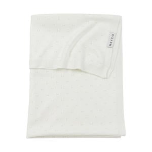 bamboe ledikantdeken Ajour offwhite