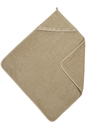 ruffle badcape badstof taupe