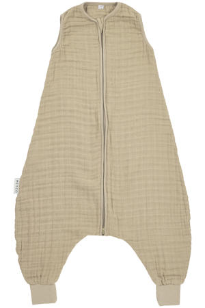 hydrofiele  baby zomer slaapoverall jumper Sand