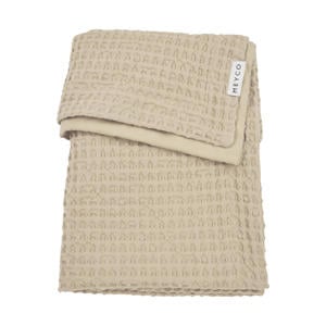 wiegdeken Waffle Cotton sand