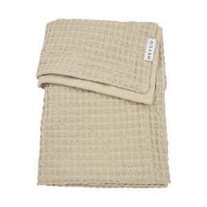 ledikantdeken Waffle Cotton sand