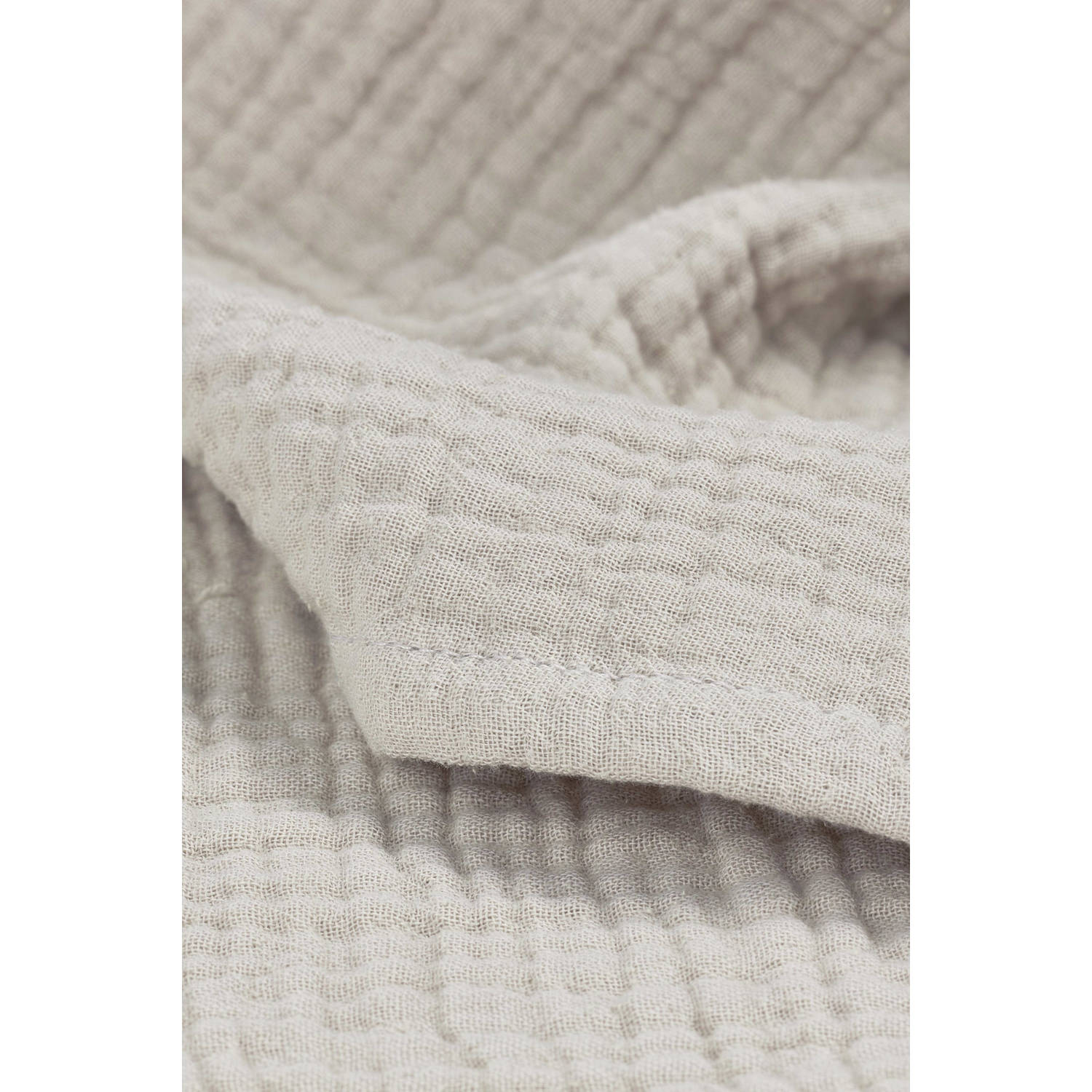 Meyco pre-washed hydrofiel wieglaken greige