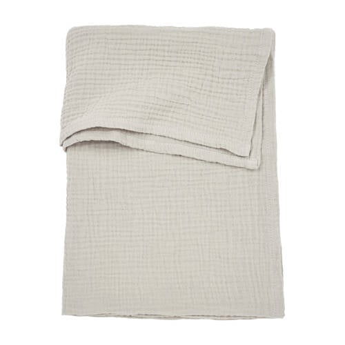 Meyco pre-washed hydrofiel wieglaken greige afbeelding