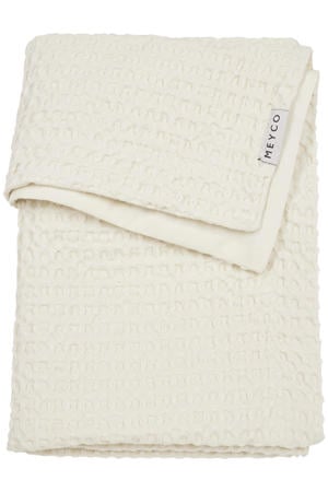 wiegdeken Waffle Cotton Nature
