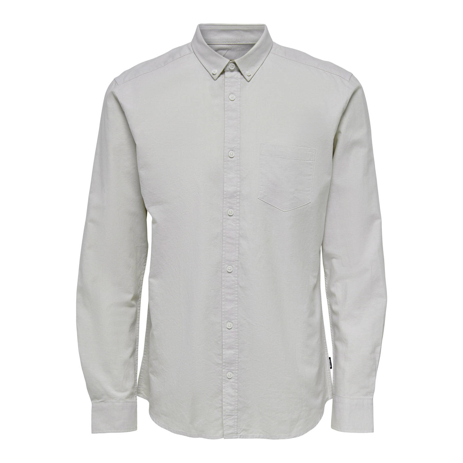 Only & Sons Modern Slim Fit Overhemd Alvaro Gray Heren