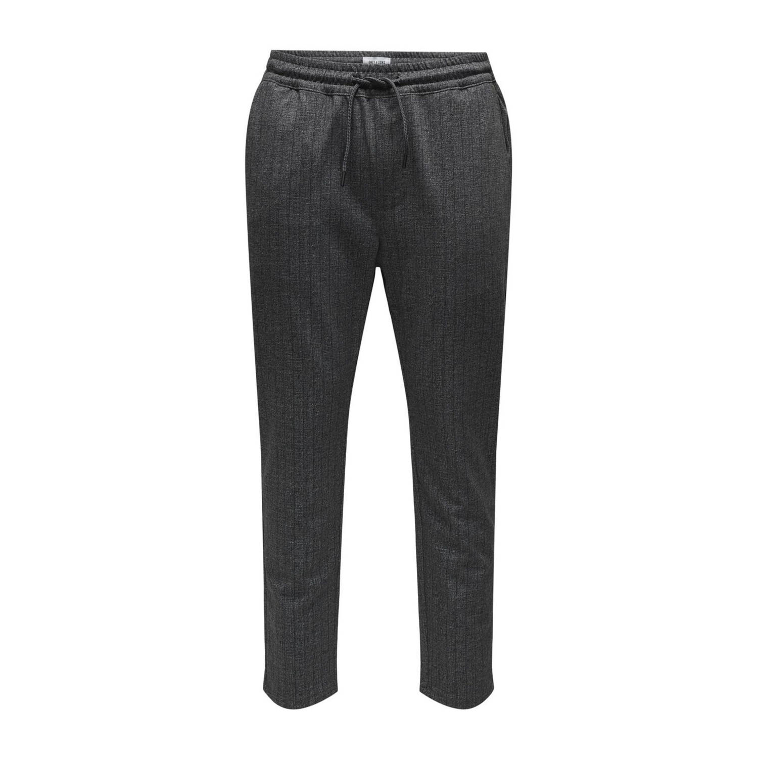 ONLY & SONS tapered fit joggingbroek ONSLINUS moonstruck