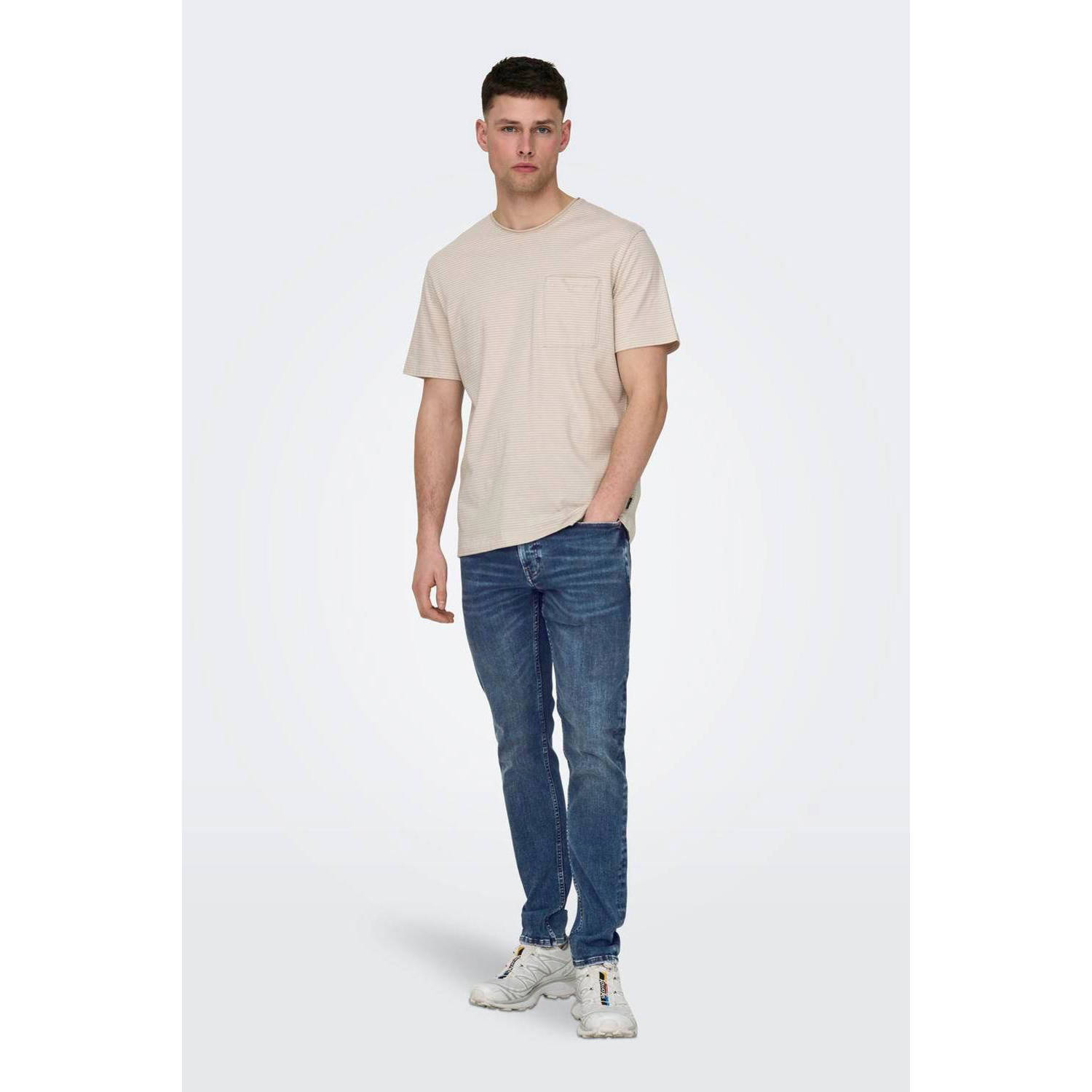 ONLY & SONS skinny jeans ONSWARP 9092 medium blue denim