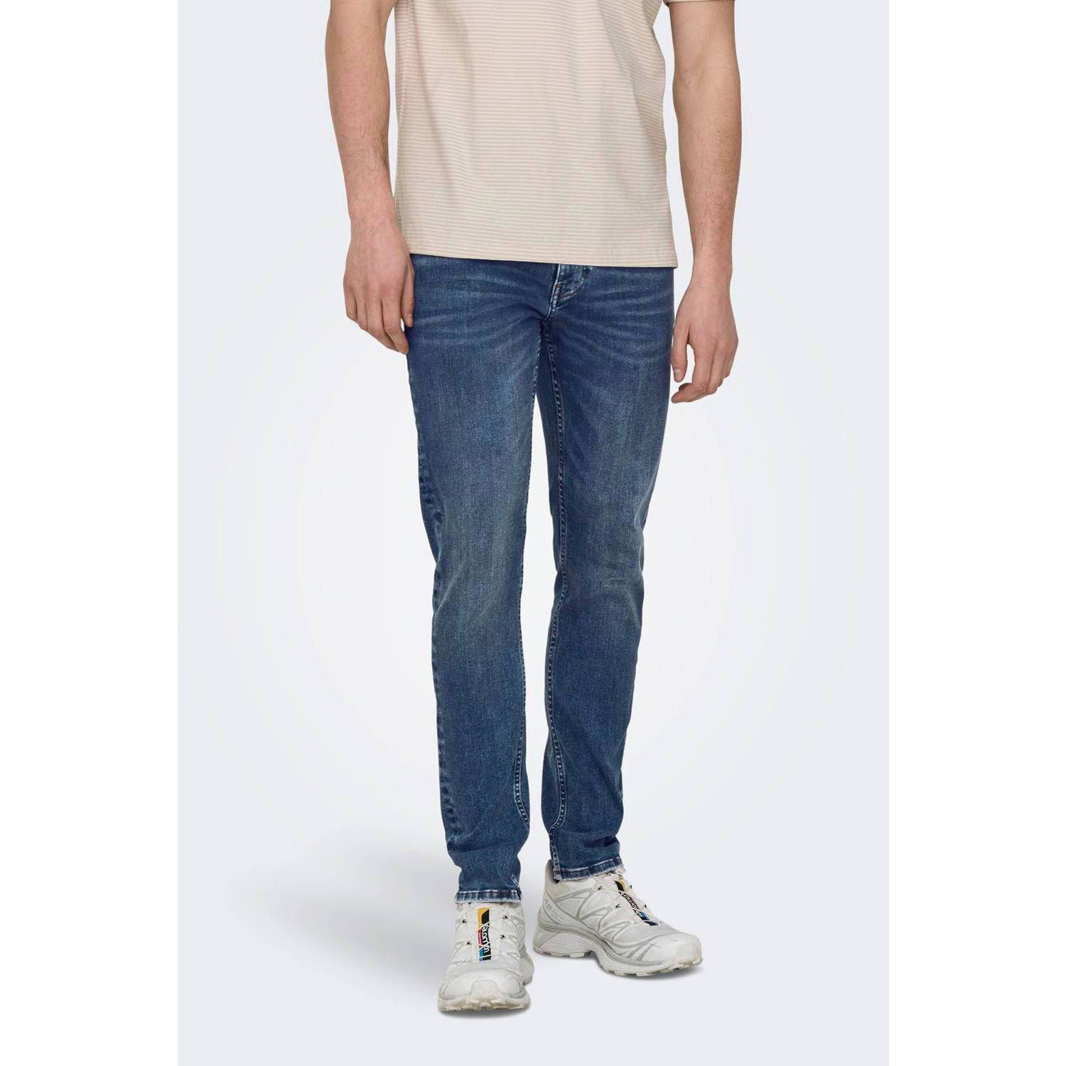 ONLY & SONS skinny jeans ONSWARP 9092 medium blue denim