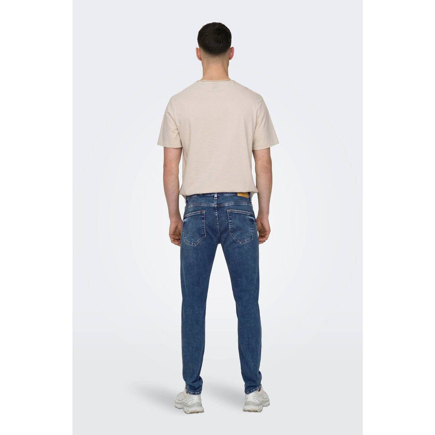 ONLY & SONS skinny jeans ONSWARP 9092 medium blue denim