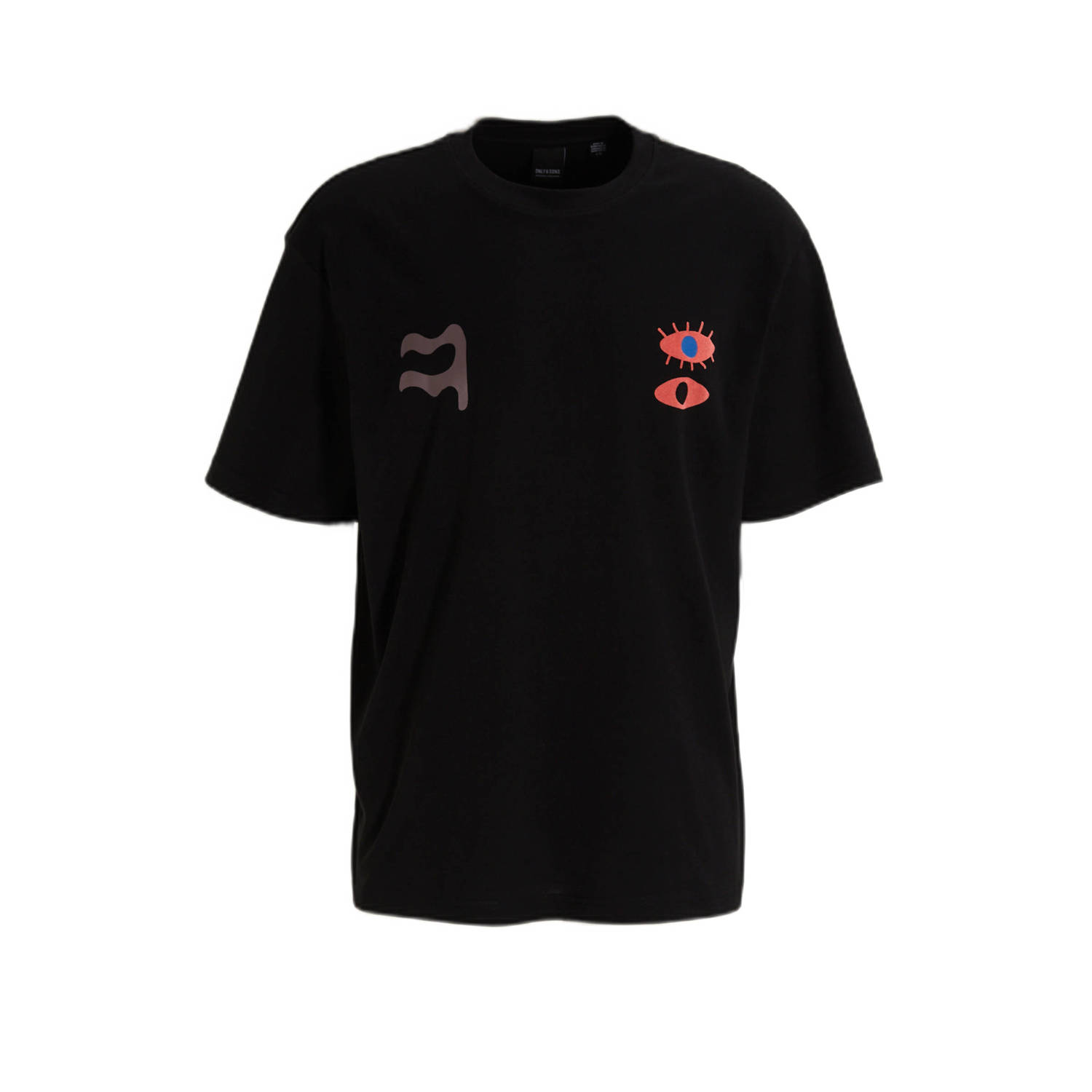 ONLY & SONS T-shirt ONSLENNY met printopdruk black