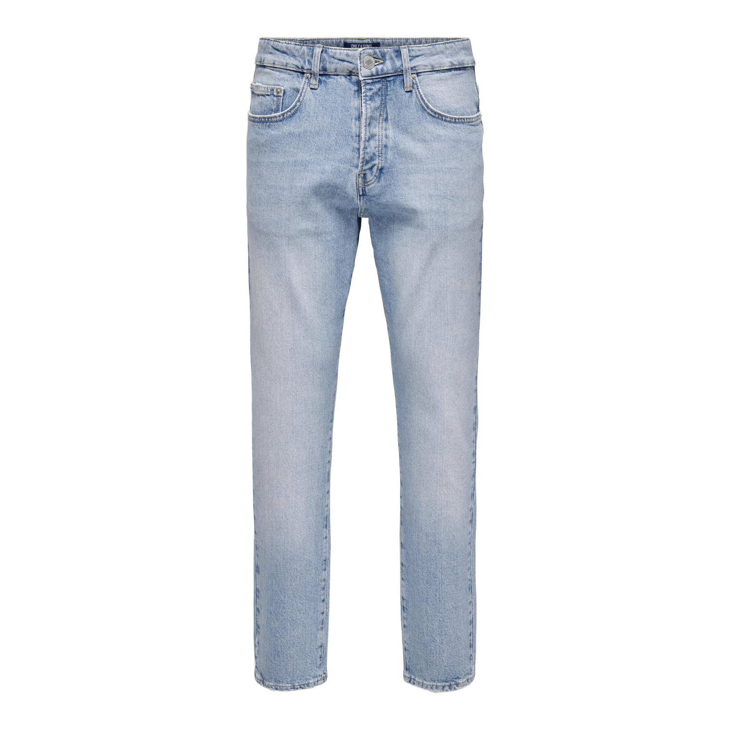 ONLY & SONS tapered fit jeans ONSYOKE light blue denim
