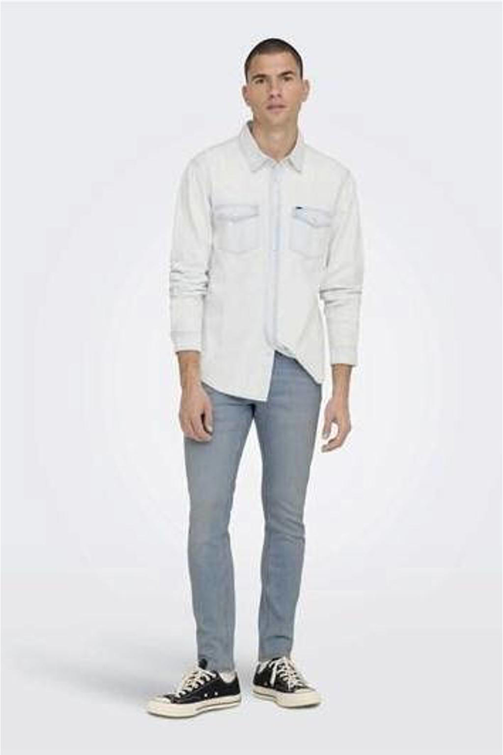 ONLY & SONS slim fit jeans ONSLOOM light blue denim