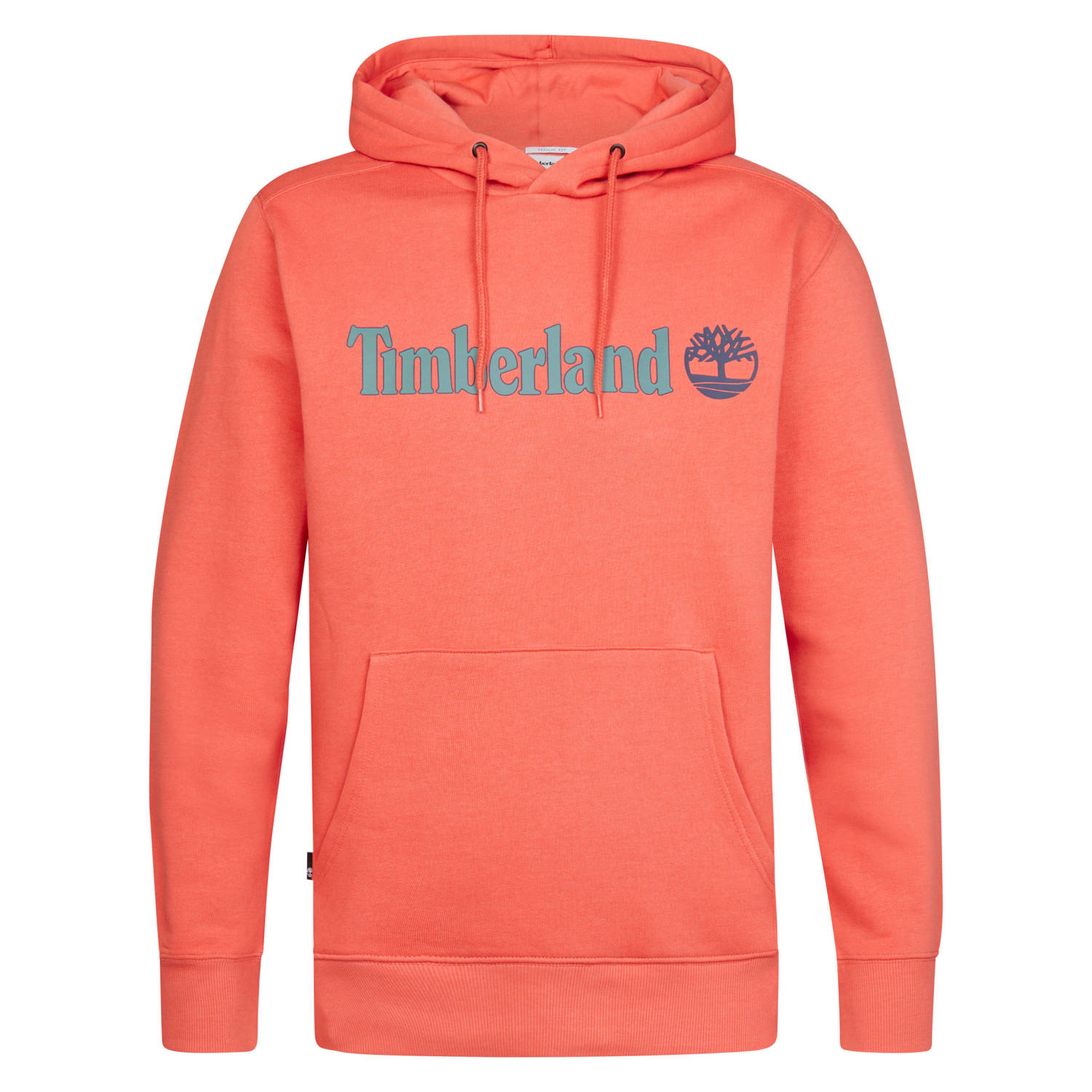 Timberland hoodie met printopdruk brick