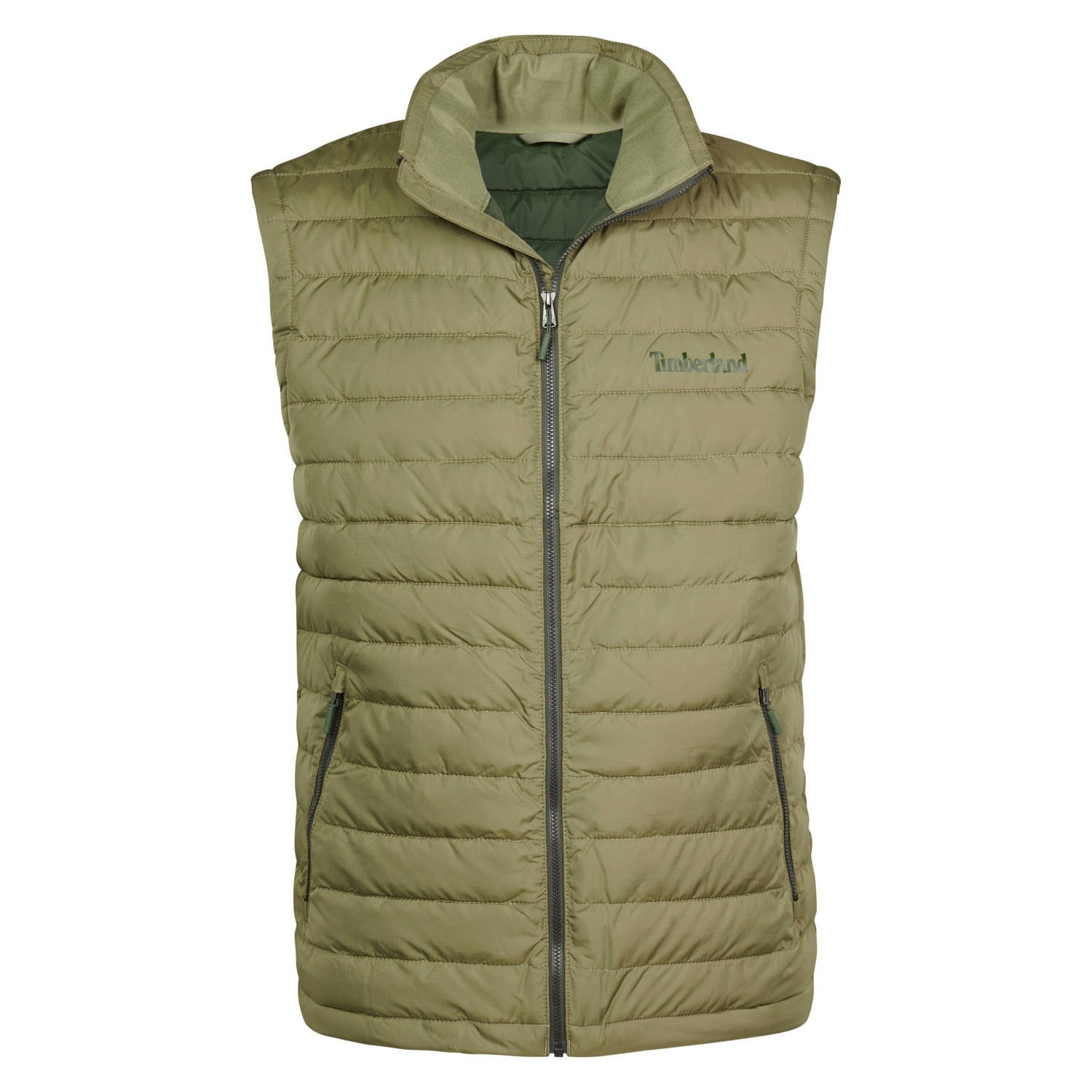 Timberland bodywarmer met logo groen