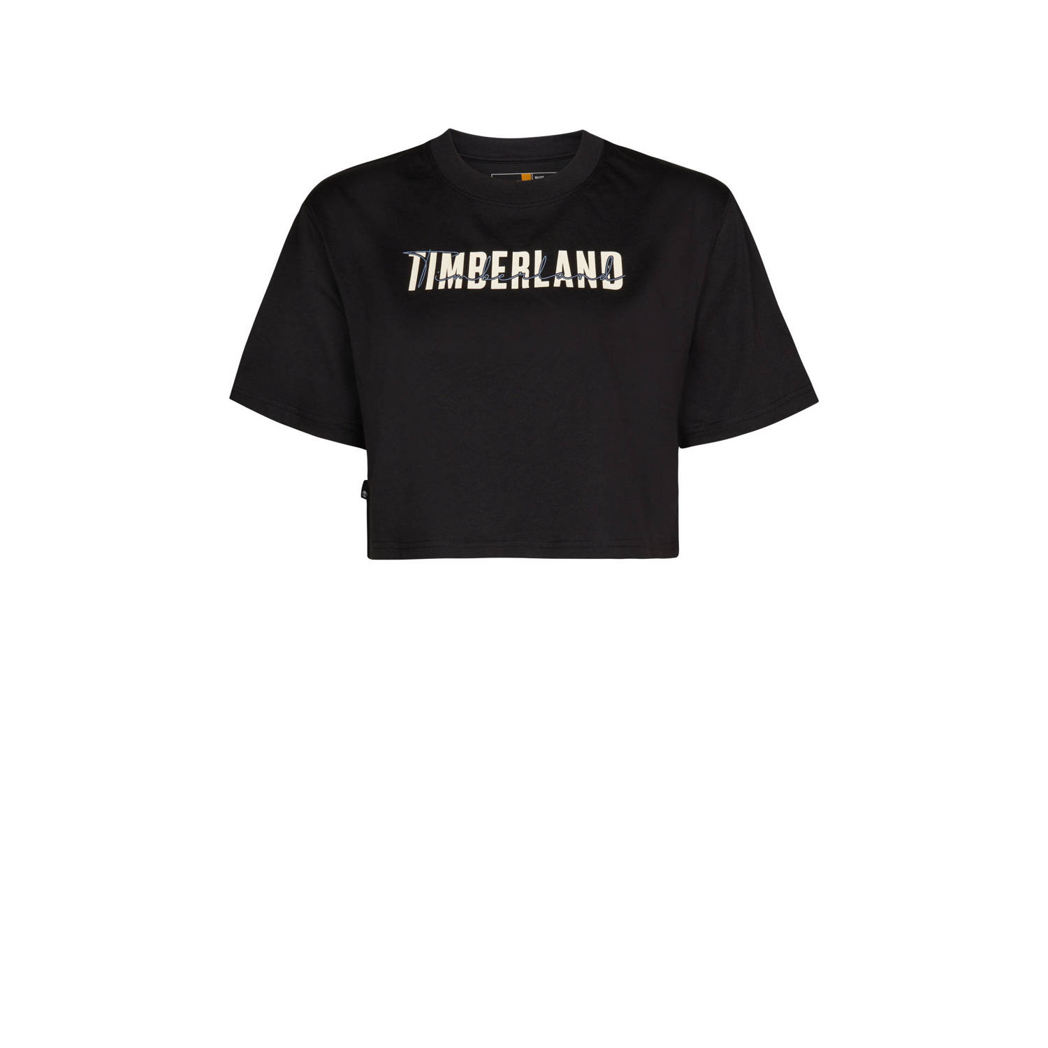Timberland T-shirt met tekst zwart