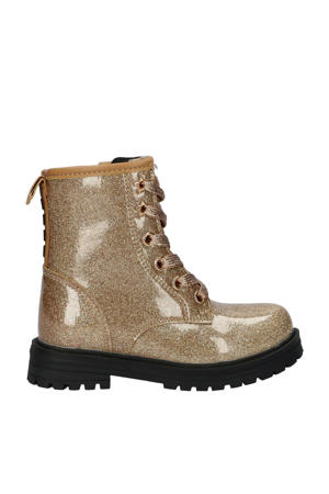 lak veterboots brons