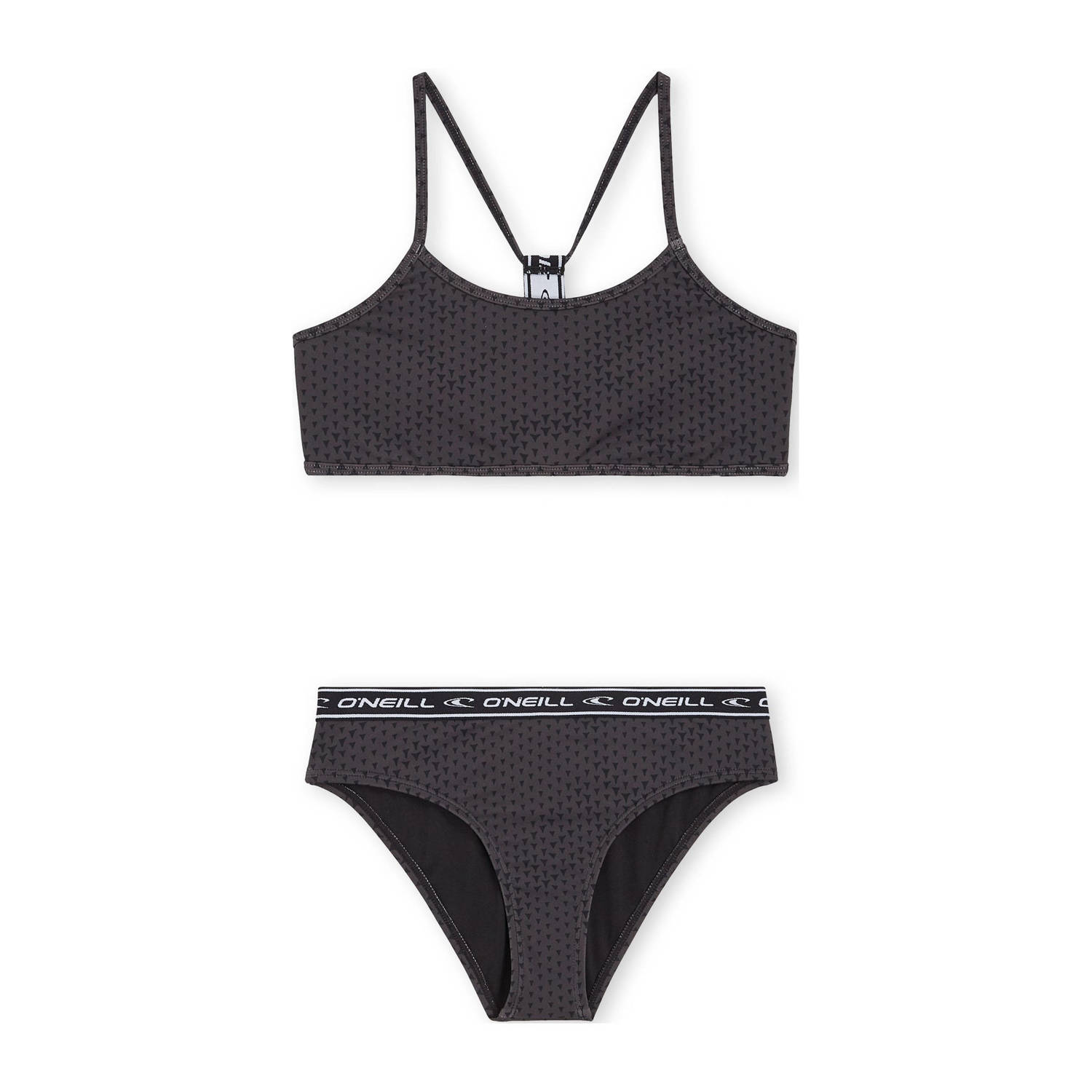 O'Neill crop bikini Sportclub Active zwart Meisjes Gerecycled polyester 152
