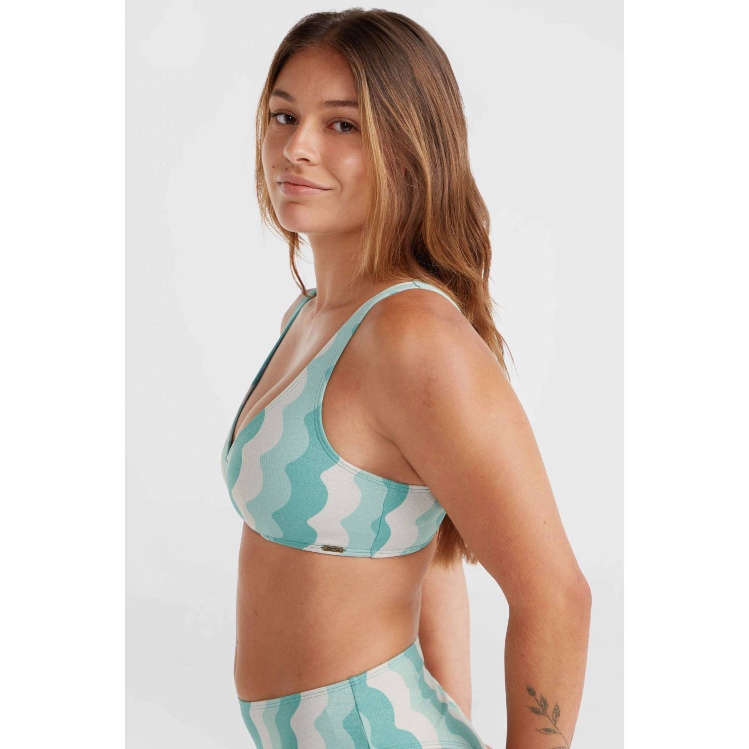 O'Neill voorgevormde bikini Beach Vintage Haley turquoise wit