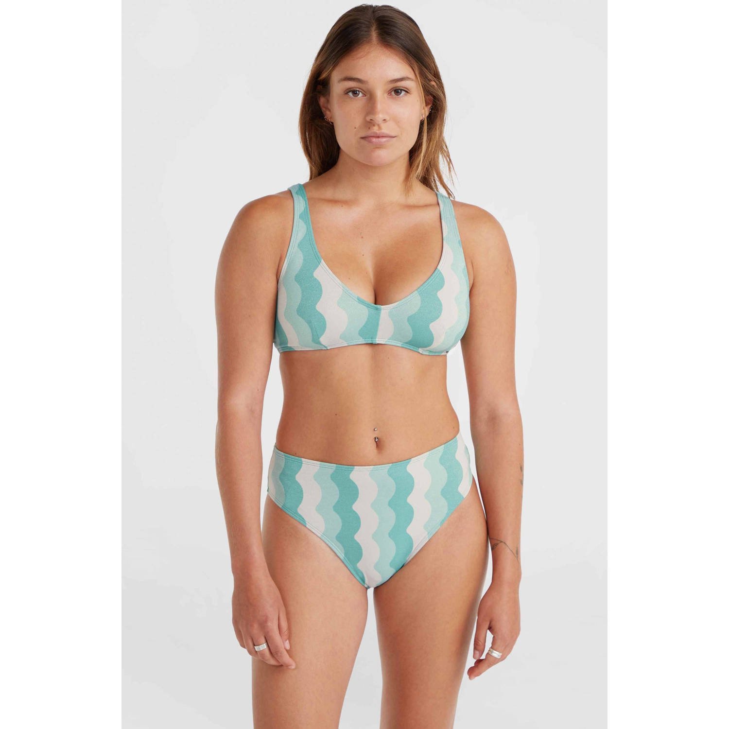 O'Neill voorgevormde bikini Beach Vintage Haley turquoise wit