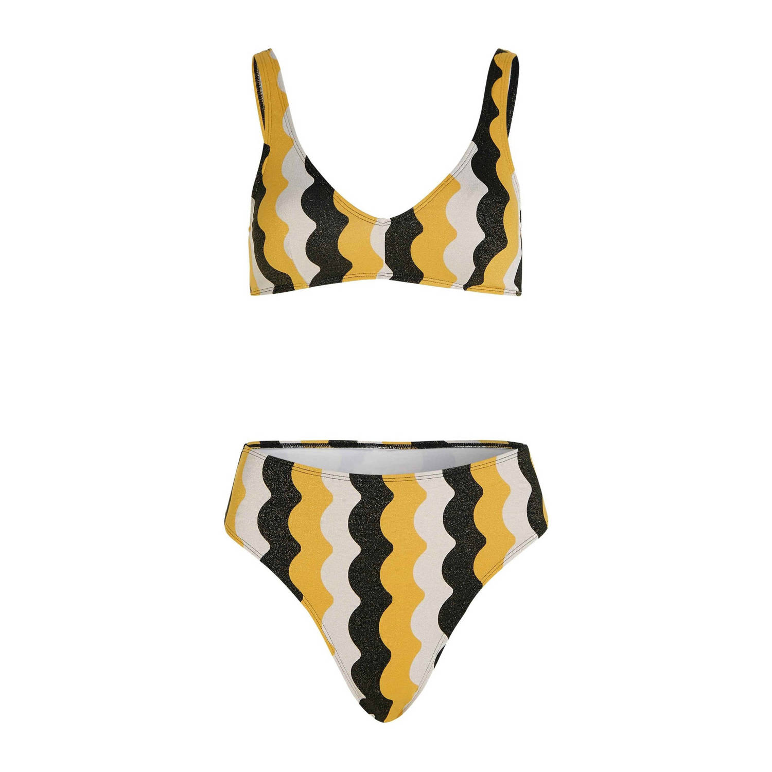 O'Neill voorgevormde bikini Beach Vintage Haley geel zwart wit