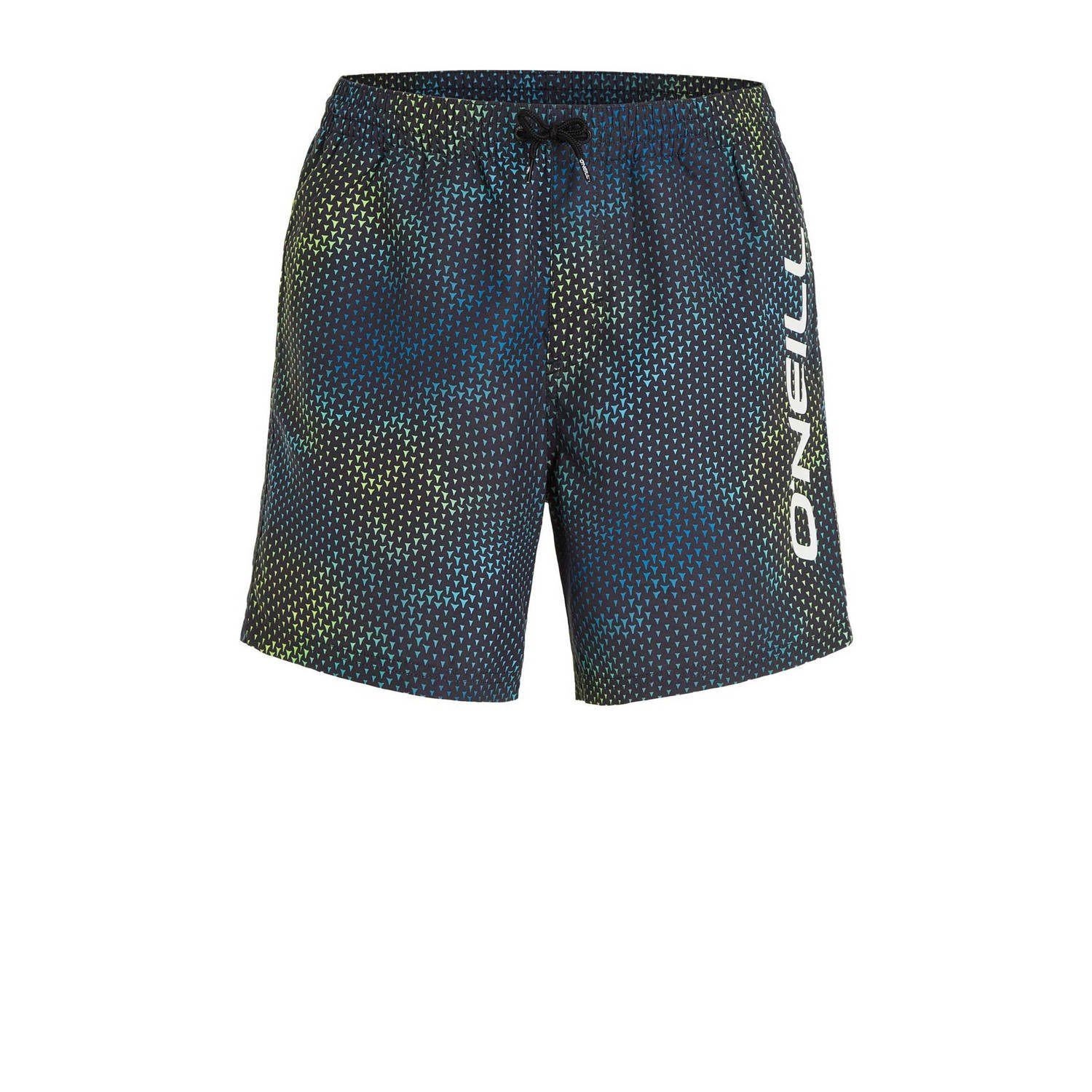 O'Neill zwemshort Cali zwart blauw geel