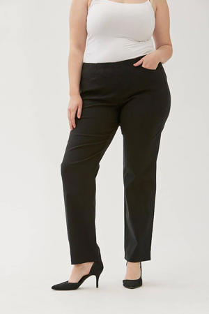 straight fit broek Jazzy zwart
