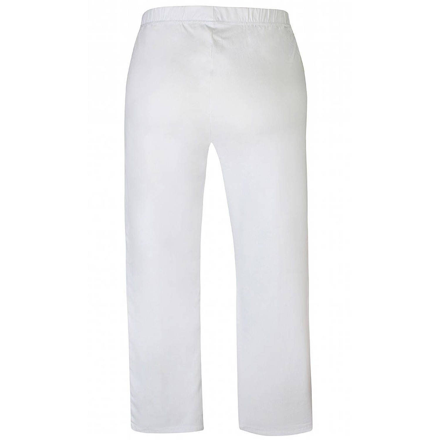 Zhenzi straight fit broek Jazzy wit