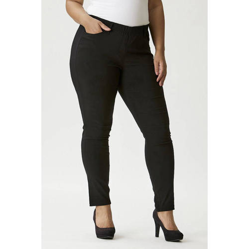 Zhenzi skinny fit broek Twist zwart afbeelding