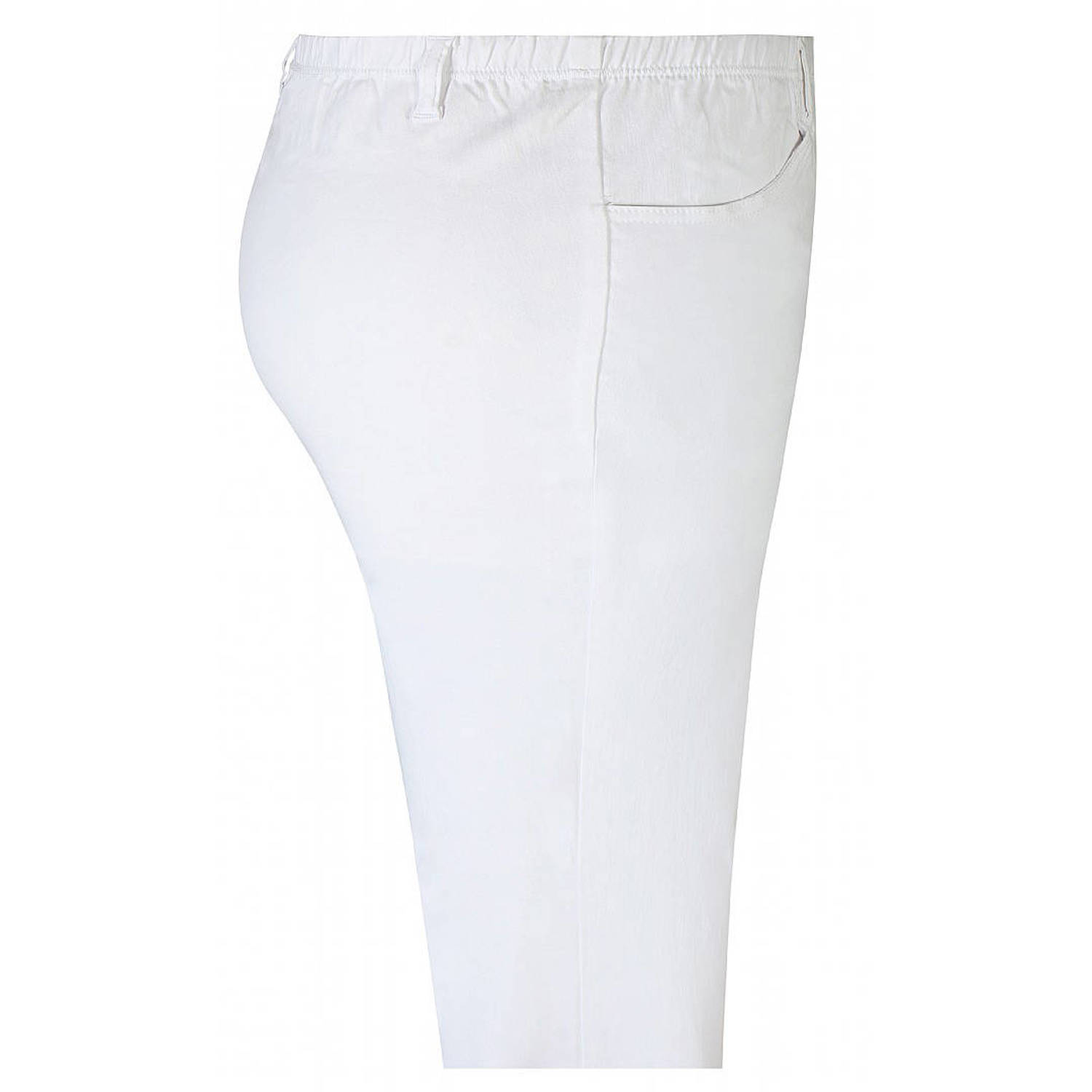 Zhenzi skinny fit broek Twist wit