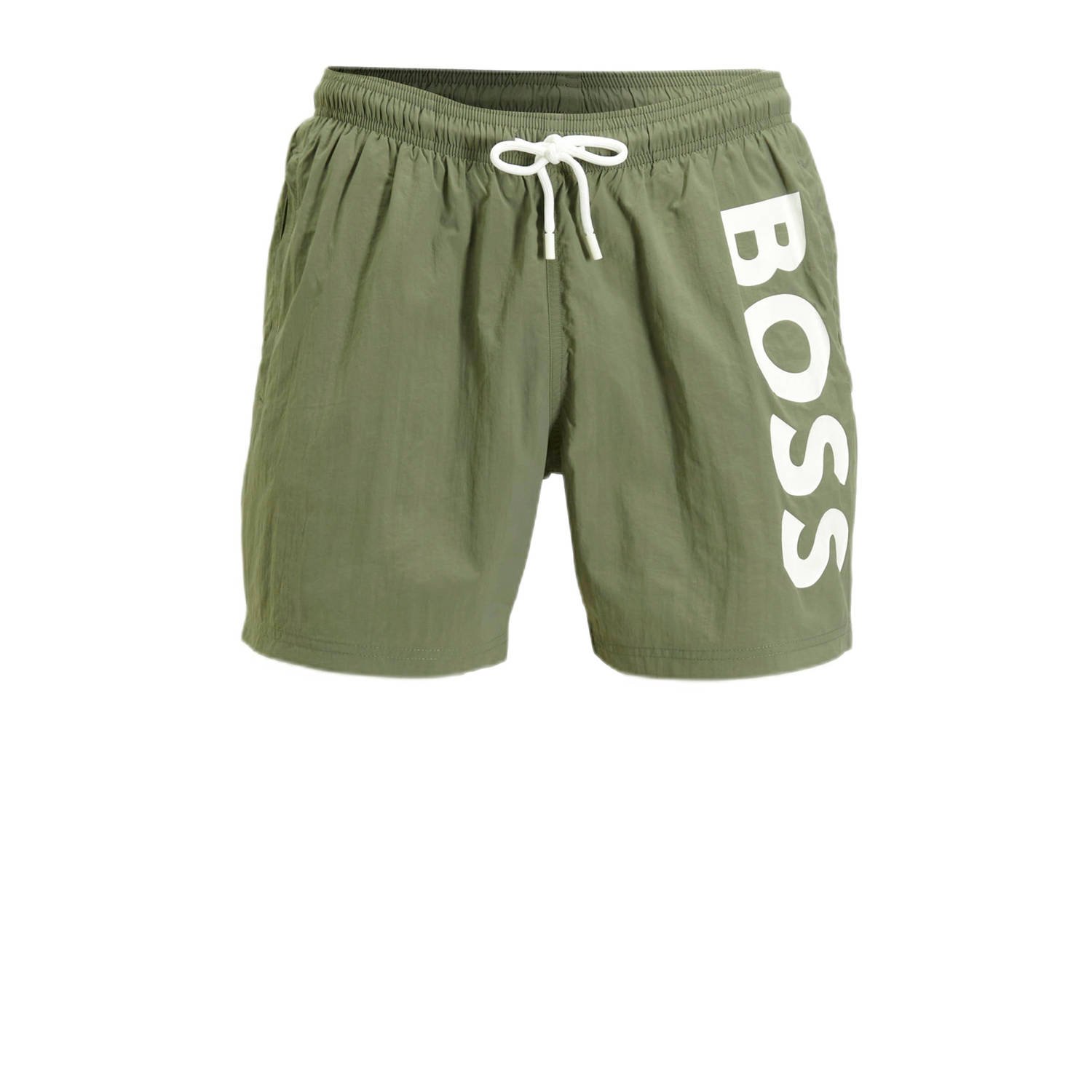 Hugo Boss Octopus Maxi Logo Heren Zwembroek Green Heren