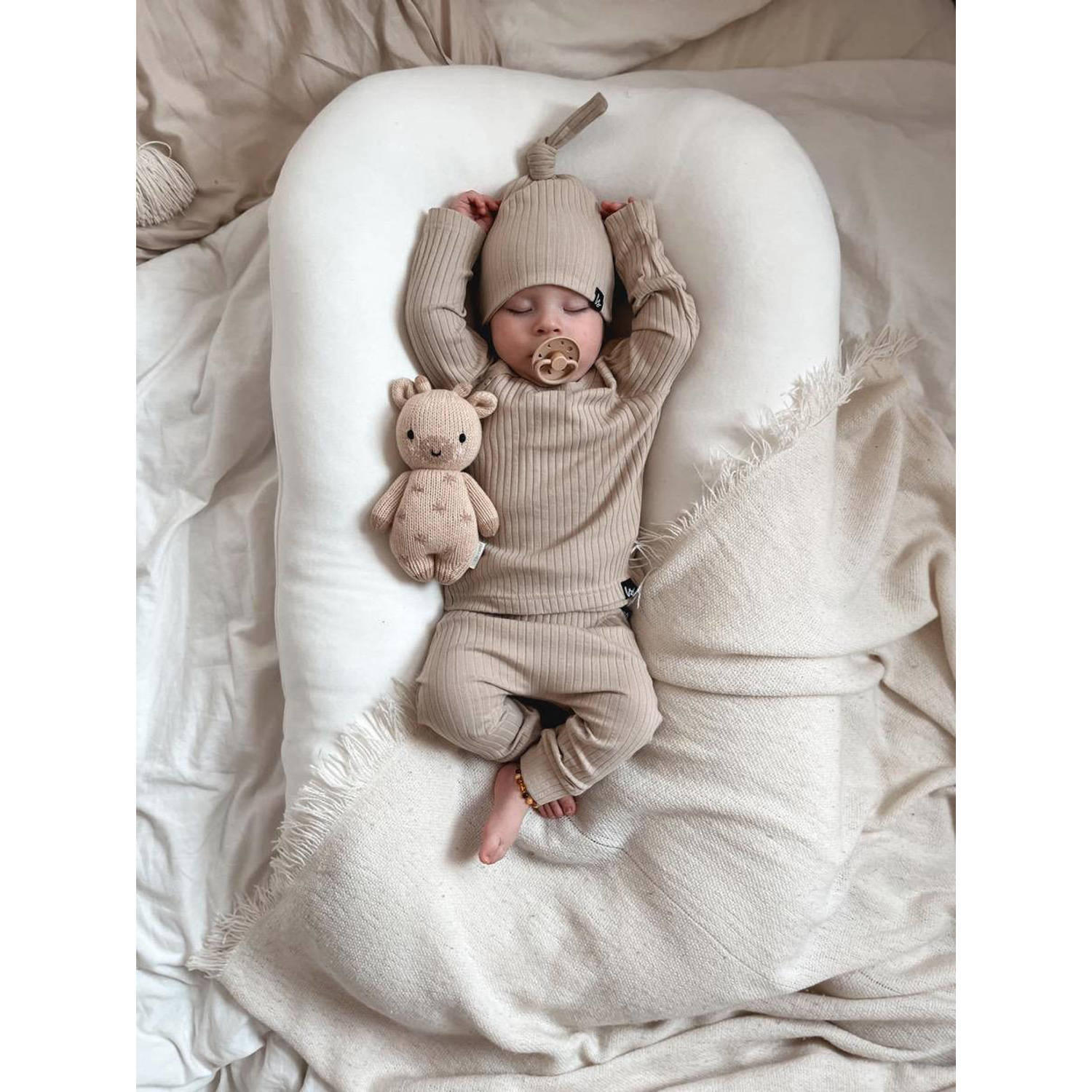 Babystyling baby longsleeve beige