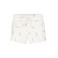 Babystyling sweatshort met print - ecru