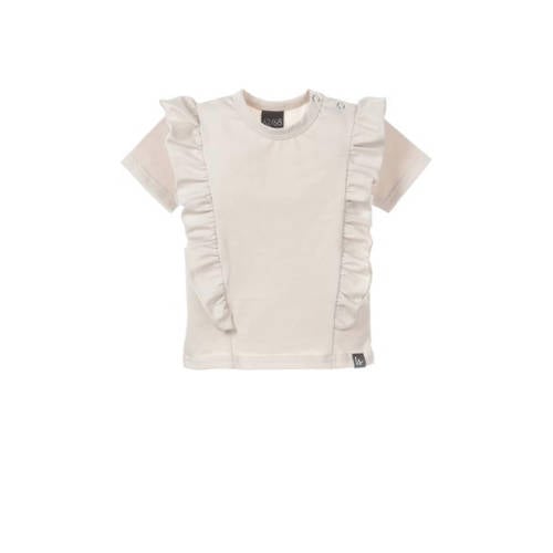 Babystyling baby T-shirt beige afbeelding