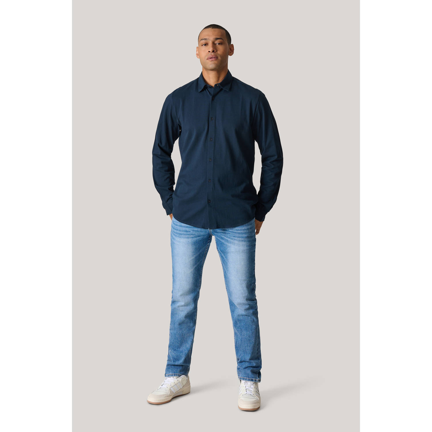 Shoeby straight leg L32 jeans mediumstone
