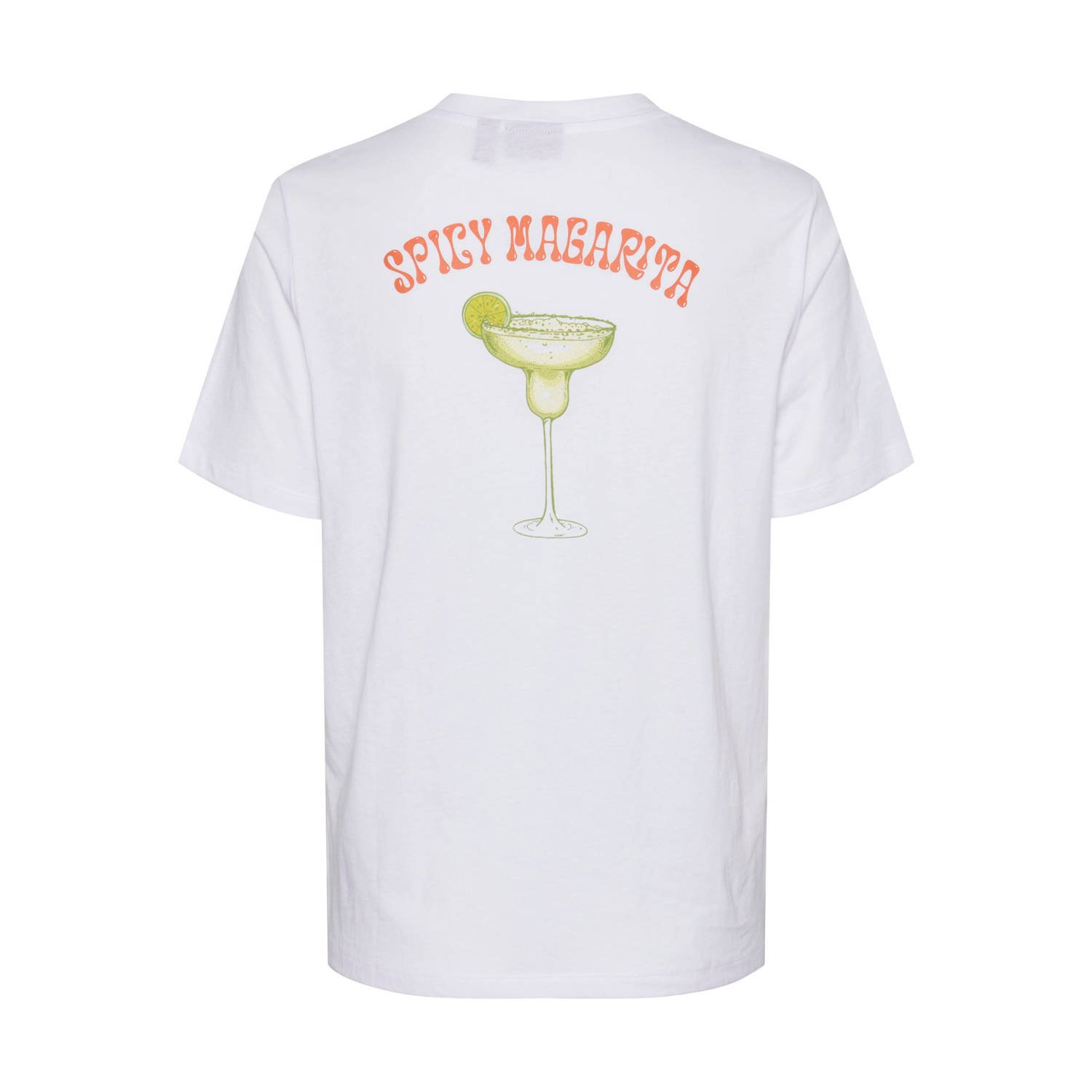 PIECES T-shirt PCKILANA met printopdruk wit
