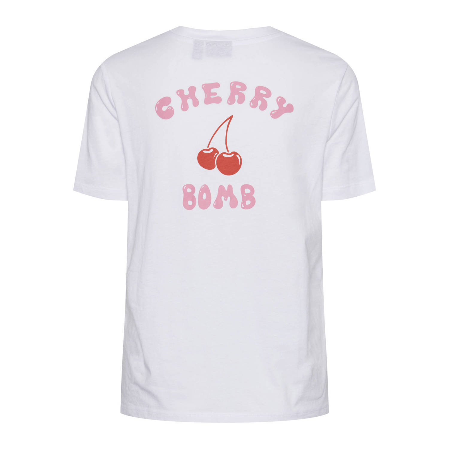 PIECES T-shirt PCKILANA met printopdruk wit