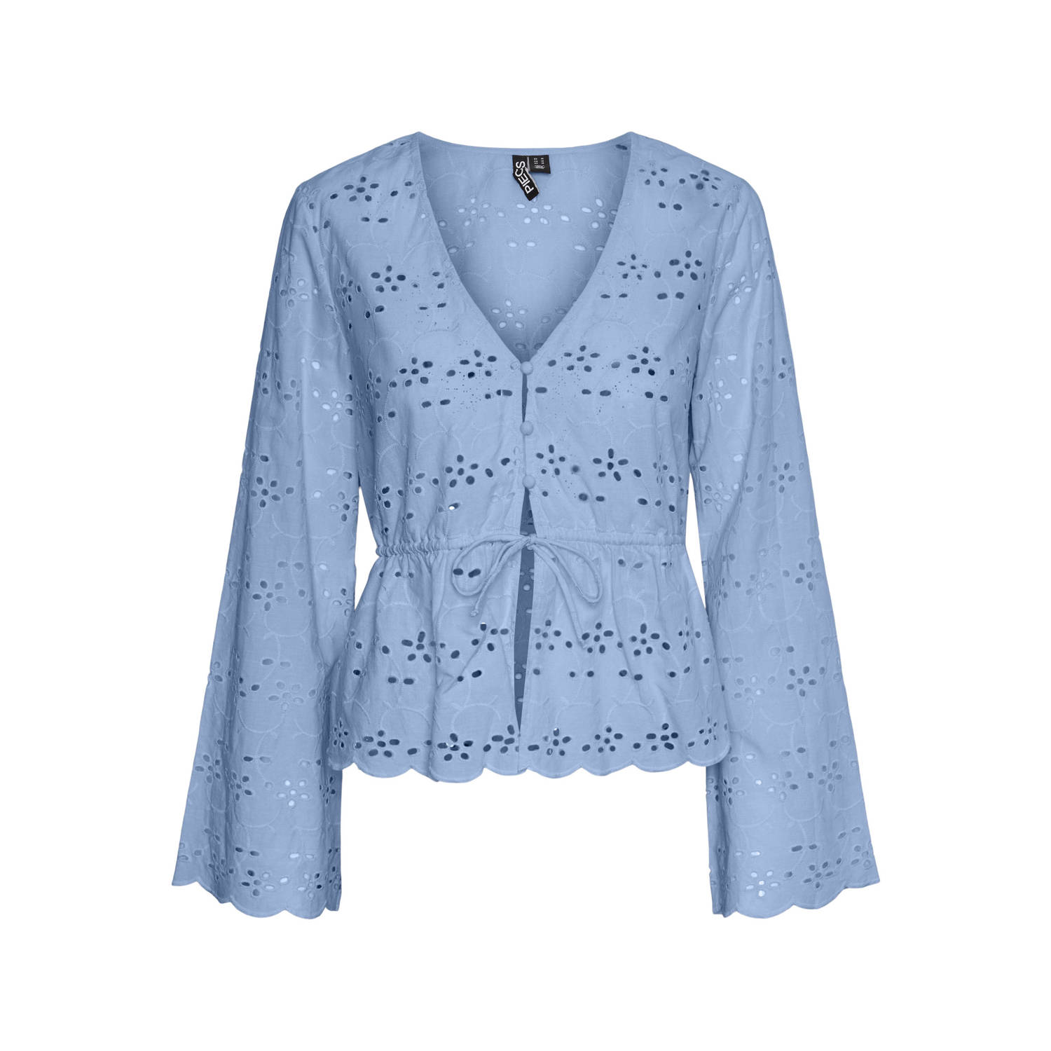 Pieces Blouseshirt met broderie anglaise model 'ARMORINE'
