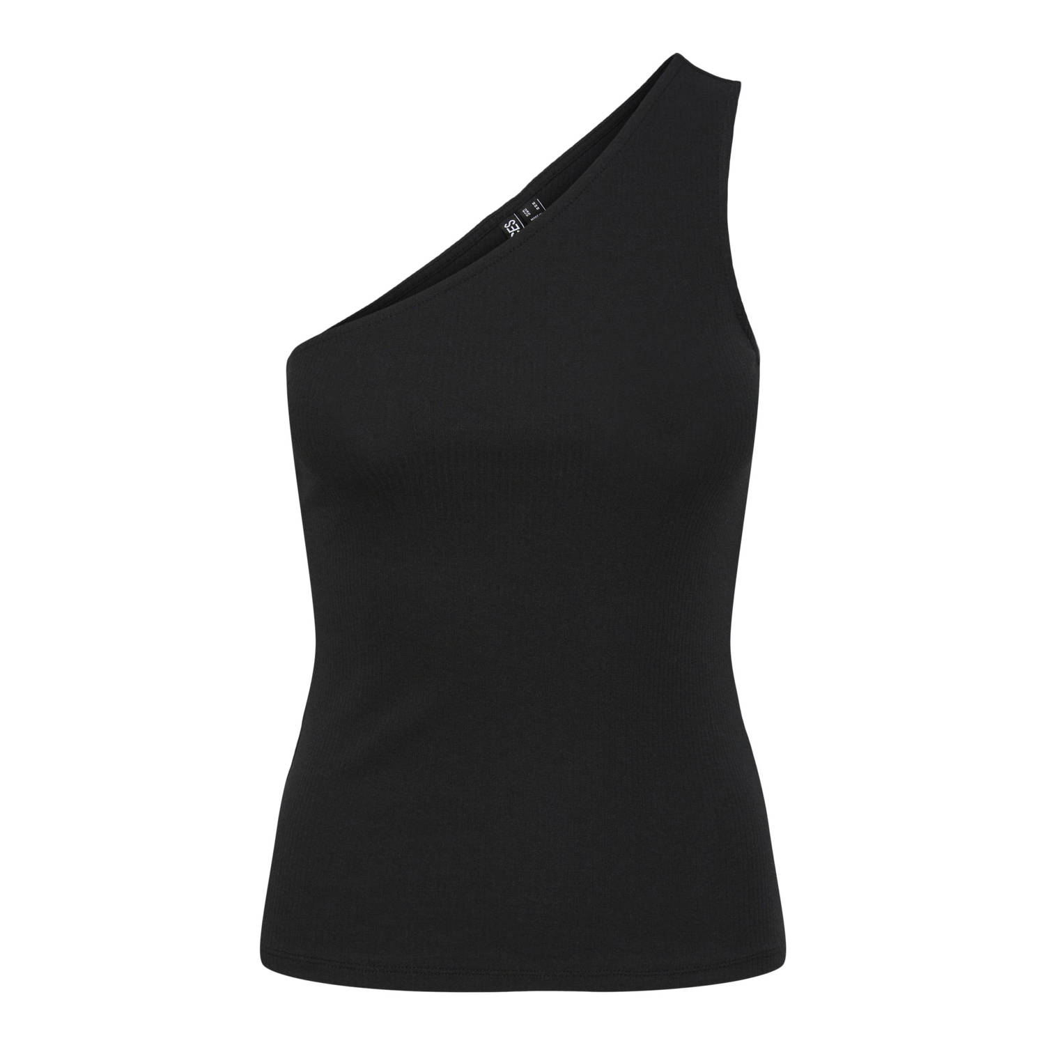 PIECES one shouldertop zwart