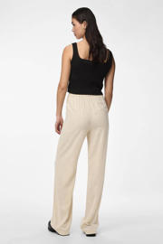 thumbnail: PIECES high waist straight fit pantalon zand