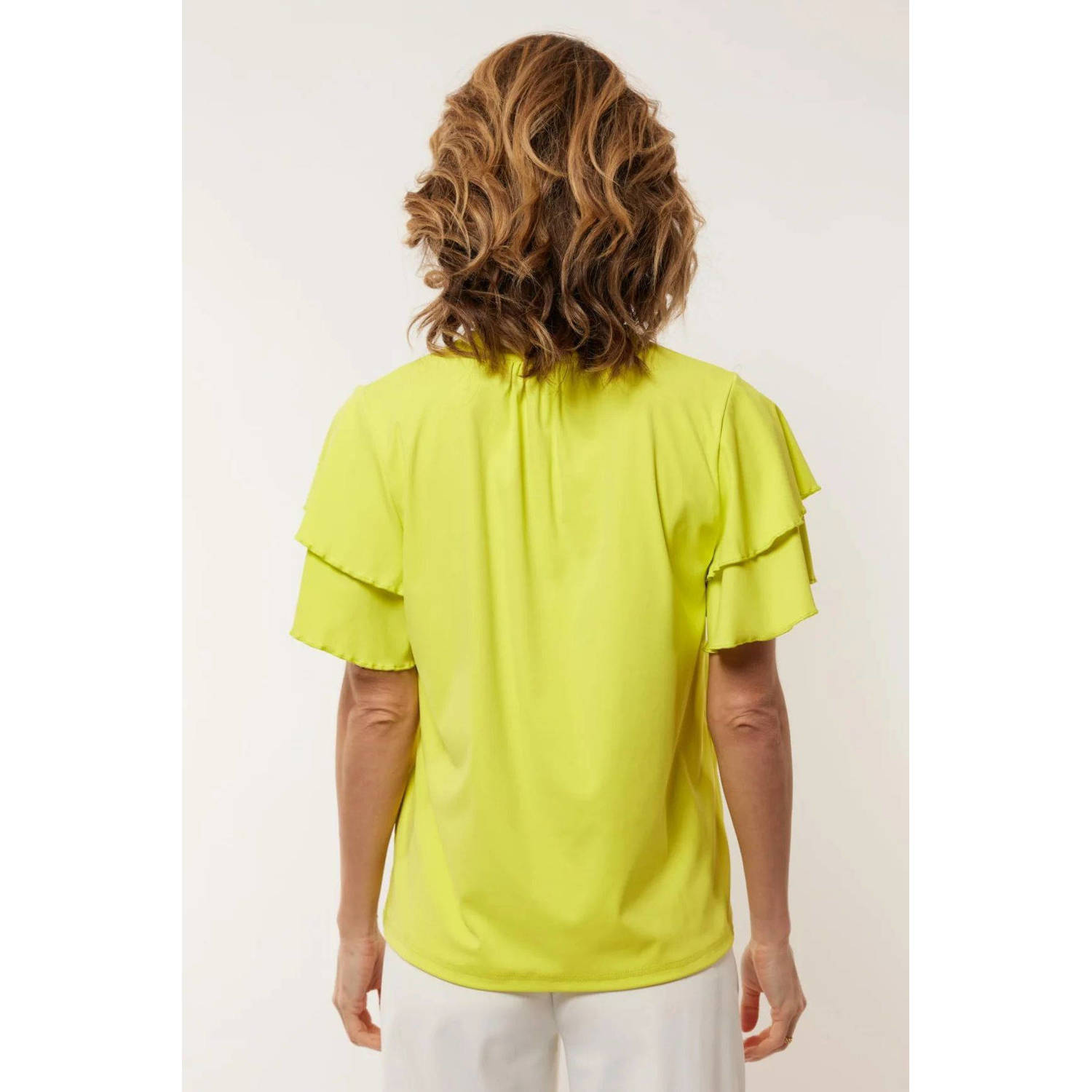 G-maxx blousetop Daylinn limegroen