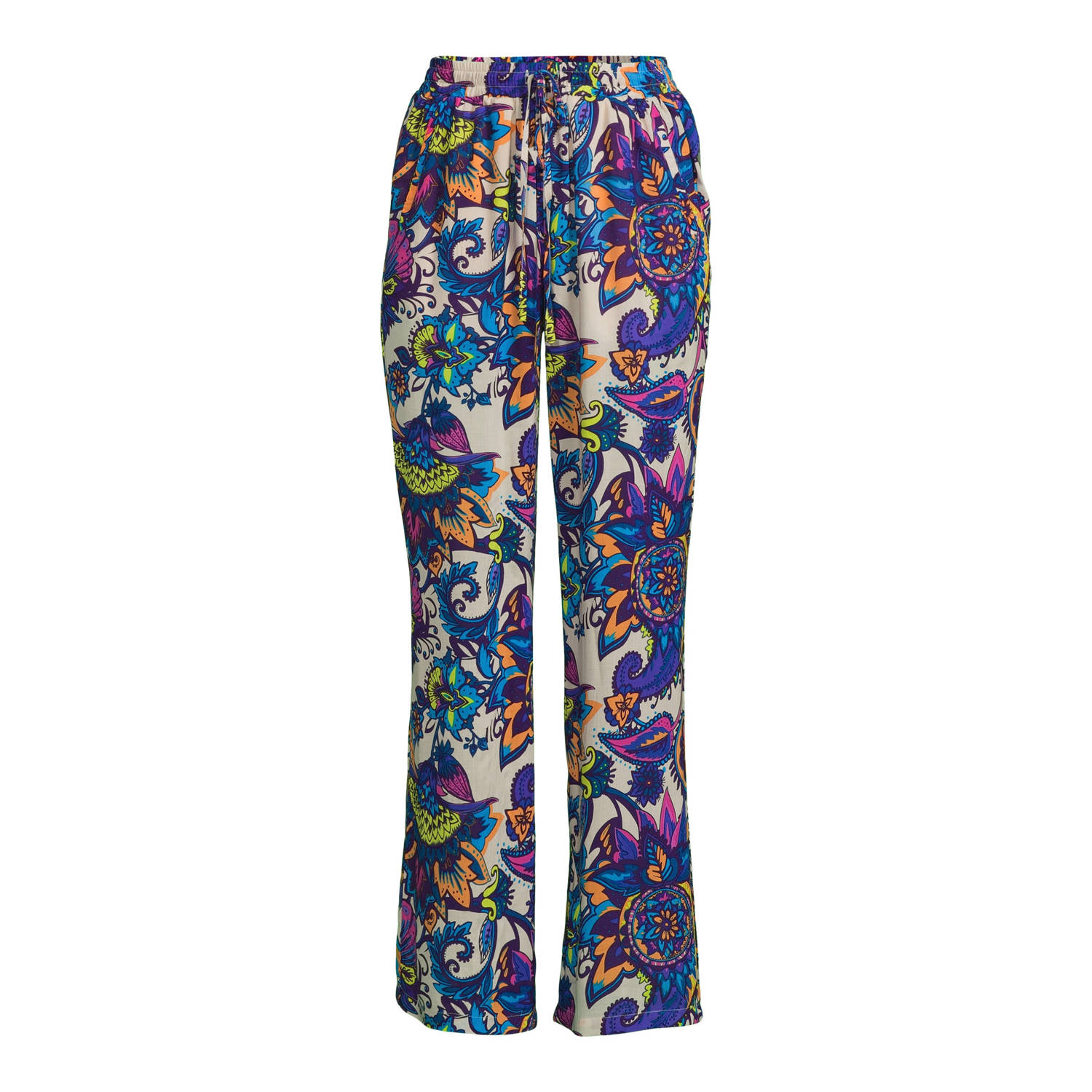 G-maxx high waist wide leg pantalon Beria met all over print multi