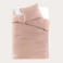 Studio LIVIT percale katoenen dekbedovertrek 1 persoons roze (140x220 cm)